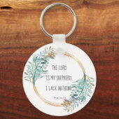 Psalm 23 Der Herr ist mein Hirte, Schrift Schlüsselanhänger (Vorderseite)