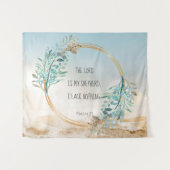 Psalm 23 Der Herr ist mein Hirte, Schrift Wandteppich (Vorderseite (Horizontal))