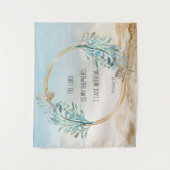 Psalm 23 Der Herr ist mein Hirte, Schrift Wandteppich (Vorderseite)