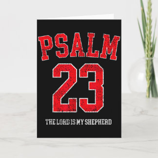 Psalm 23 Der Herr ist mein Hirte Vintage-Christlic Karte
