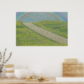 Psalm 23 Der Herr ist mein Schädel POSTER BIBLE (Küche)