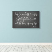 Psalm 23 Der Herr ist mein Schäferbibel Verse Leinwanddruck (Insitu (Holzboden))