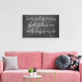 Psalm 23 Der Herr ist mein Schäferbibel Verse Leinwanddruck (Insitu (Wohnzimmer))