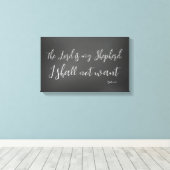 Psalm 23 Der Herr ist mein Schäferbibel Verse Leinwanddruck (Insitu (Holzboden))