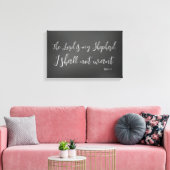Psalm 23 Der Herr ist mein Schäferbibel Verse Leinwanddruck (Insitu (Wohnzimmer))