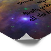 Psalm 23 Der Herr ist mein Schäferplakat Poster (Ecke)