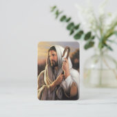 Psalm 23 Der Herr ist meine Hirtengebet-Karte Visitenkarte (Stehend Vorderseite)