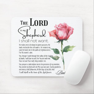 Psalm 23 Der Herr ist meine Schäferhirde-Blume Mousepad