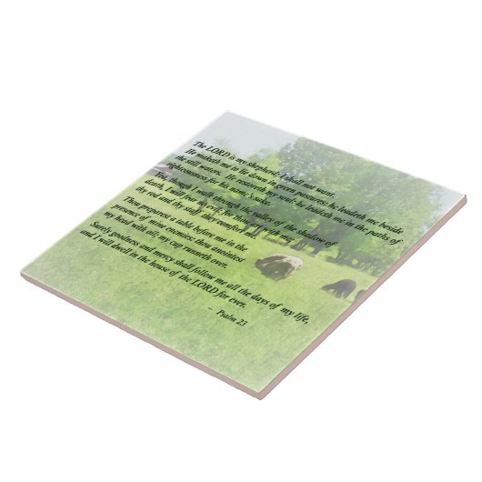 Psalm 23 der Lord Is My Shepherd Fliese (Seite)