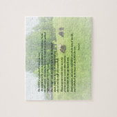 Psalm 23 der Lord Is My Shepherd Puzzle (Vertikal)