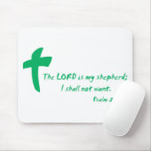 Psalm 23: Der Lord ist mein Schäfer Mousepad (Mit Mouse)