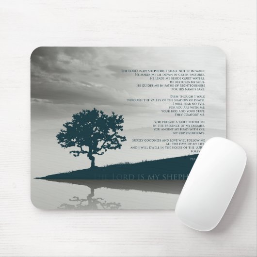 Psalm 23 - Der LORD ist mein Schäfer Mousepad (Mit Mouse)
