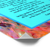 PSALM 23 Der Psalm der Psalmen Poster (Ecke)