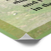 Psalm 23-DRUCKENDER POSTER (Ecke)