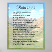 Psalm 23-DRUCKENDER POSTER (Vorne)