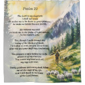 Psalm 23 - Duschvorhang mit Schrift (Vorderseite)