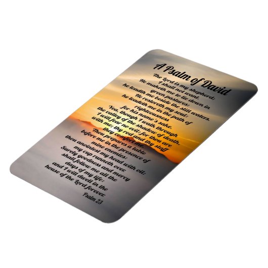 Psalm 23: Ein Psalm von David Magnet (Linke Seite)