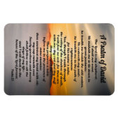 Psalm 23: Ein Psalm von David Magnet (Horizontal)