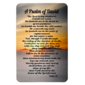Psalm 23: Ein Psalm von David Magnet (Vertikal)