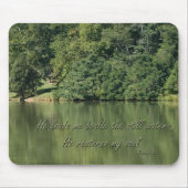 Psalm 23 Er führt mich neben den stillen Wassern Mousepad (Vorne)
