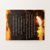 Psalm 23, Feuer Himmel, Oversized Stücke, Easy Puz Puzzle (Horizontal)