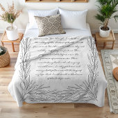 Psalm 23 Fleece Blanket The Lord is My Shepherd
