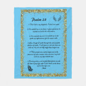 Psalm 23 fleecedecke (Vorderseite)
