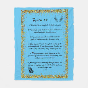 Psalm 23 fleecedecke