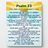 Psalm 23 fotoplatte (Vorderseite)