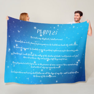 Psalm 23 Gebet Fleecedecke