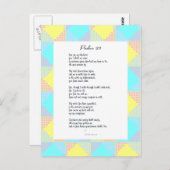 Psalm 23 Gedicht auf Postkarte (Vorne/Hinten)