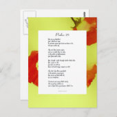 Psalm 23. Gedicht Postkarte (Vorne/Hinten)