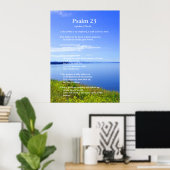 Psalm 23 Grand Teton Nationalpark Poster (Heimbüro)