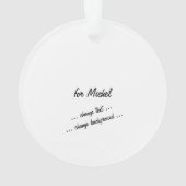 Psalm 23, Grüne Pflanze, Blumenkreislauf Ornament (Rückseite)