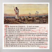 Psalm 23 Hauptquartier Poster (Vorne)