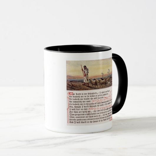 Psalm 23 Hauptquartier Tasse (VorderseiteRechts)