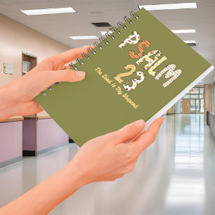 Psalm 23 Herbst Glaubenslehre Notizblock