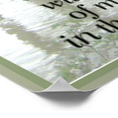 Psalm 23 im Hintergrund des Oxford Parks Poster (Ecke)