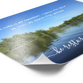 Psalm 23 Inspirierend Landschaftsfotografie Fotodruck (Ecke)