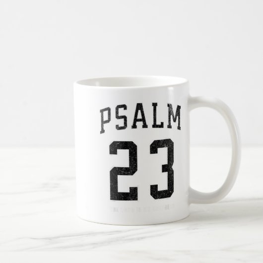 Psalm 23 Jersey  Kaffeetasse (Rechts)