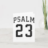 Psalm 23 Jersey Karte (Vorderseite)