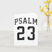 Psalm 23 Jersey Karte (Gelbe Blume)