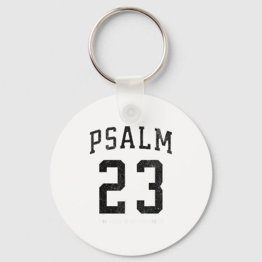 Psalm 23 Jersey Schlüsselanhänger (Vorderseite)