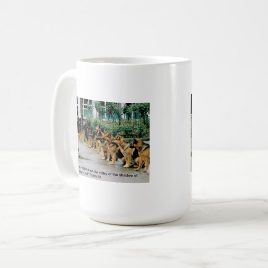 Psalm 23 kaffeetasse (Vorderseite Links)