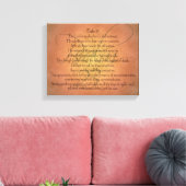 Psalm 23 KJV Christlich Bibelverse Leinwanddruck (Insitu (Wohnzimmer))