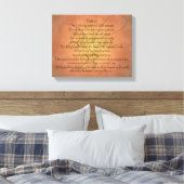 Psalm 23 KJV Christlich Bibelverse Leinwanddruck (Insitu (Schlafzimmer))