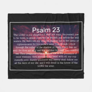 Psalm 23 KJV Christliche Decke