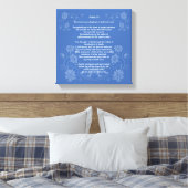 Psalm 23 KJV, Leinwanddruck (Insitu (Schlafzimmer))