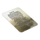 Psalm 23 Lake Reflections Christlich Magnet (Rechte Seite)