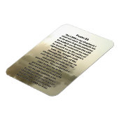 Psalm 23 Lake Reflections Christlich Magnet (Linke Seite)